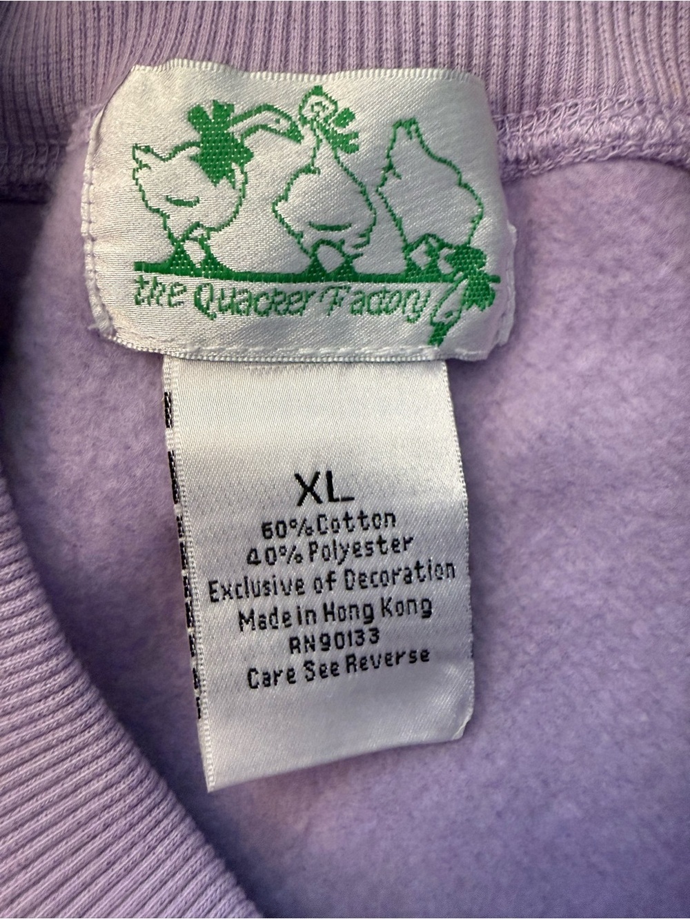 The Quacker Factory XL NWOT Lavender Snowman Sweatshirt Fleece Embroidered - Picture 4 of 9